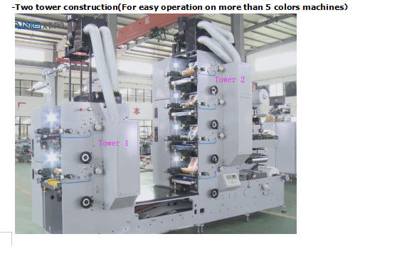450mm Flexo Etikettendruckmaschine-flexographischer klebender UVEtikettendrucker