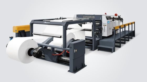 0.8Mpa 350M/Min Cross Paper Cutting Machine stapelndes 1500mm