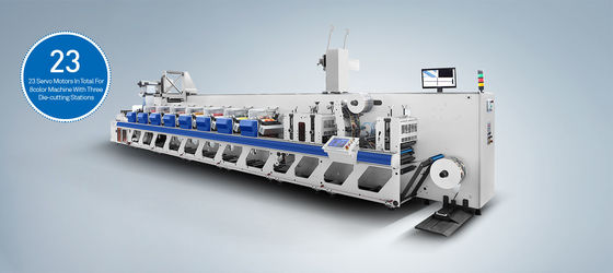 Servo 180m/min steuerte modulare Flexo-Druckmaschine