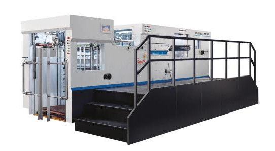 Großes Format-stempelschneidene Flachbettmaschine mit dem Abstreifen von 1080mm
