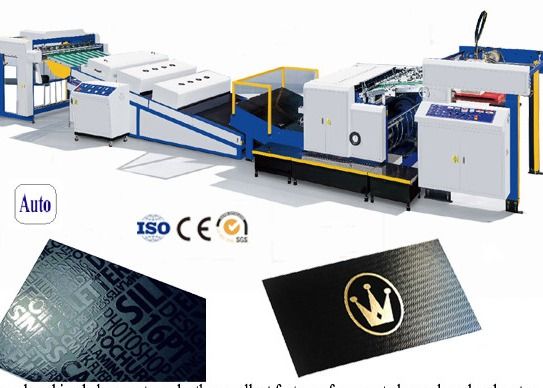 Wasserbasierte UV-Lack-Maschine zur Gesamt- und Fleckenbeschichtung von Pappe