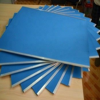 Volle Form-zusammenpressbares Druckgummituch 3 Falten-blaue Farbe