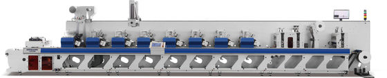 Klebeflexographische UV-Etikettendruckmaschine 180 m/min