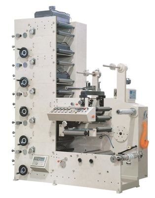 automatische flexographische With One Die-Ausschnitt-Station des Etikettendrucker-60m/min