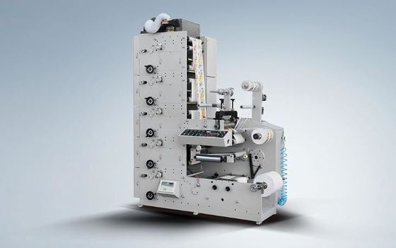 Flexographische Etikettendruckmaschine 60 m/min Kleingedruckte
