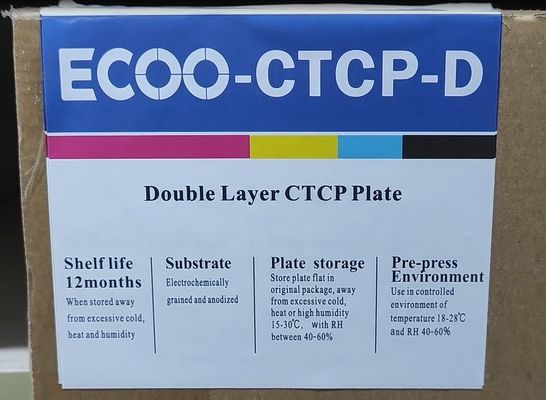 Doppeltes UValuminiumpositiv CTP druckend, überziehen Sie hohe Empfindlichkeit
