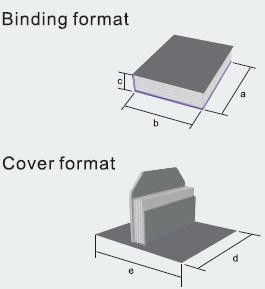 4 Klammern-Digital-Buch-Mappe 2000C/H für verschiedene Buch-Blöcke