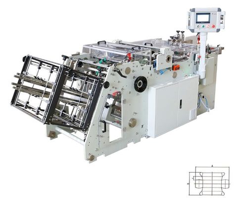 ECOO L-800A Fastfood-Drei-Dimensional-Kartonmaschine Papierbox-Formmaschine