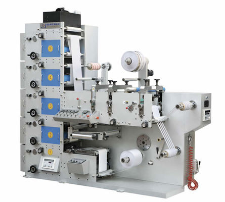 6 Farbflexographischer UVetikettendrucker-With Ceramic Anilox-Zylinder