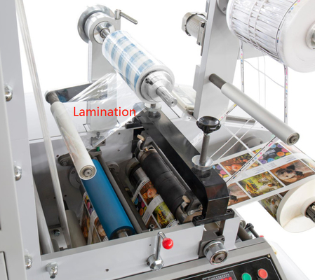 80m/Min Adhesive Flexographic Printing Machine mit der Lackierung