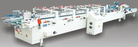 Kasten des Papier-280m/min, der Maschine automatische Fütterungs4 Eckordner Gluer macht