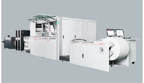 540 mm Breite Digitale Tintenstrahldrucker 600 dpi*1200 dpi 100 m/min