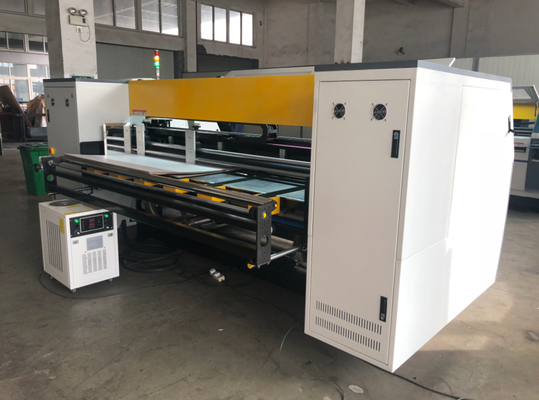 CMYK runzelte Fütterungsbreite des Digital-Tintenstrahl-Drucker-2500mm