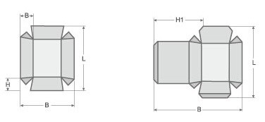L1000 Walzpapierboxenherstellmaschine 400PCS/Min