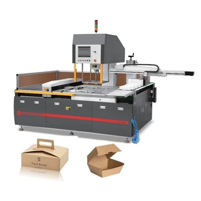Kasten-abstreifende stempelschneidene Maschine des Papier-380V mit doppelter Führungsschiene
