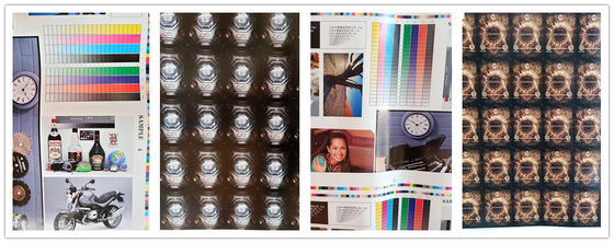 A2 4Colors glich Blatt Fed Printing Machine 12000shipping und Behandlung mit UV aus